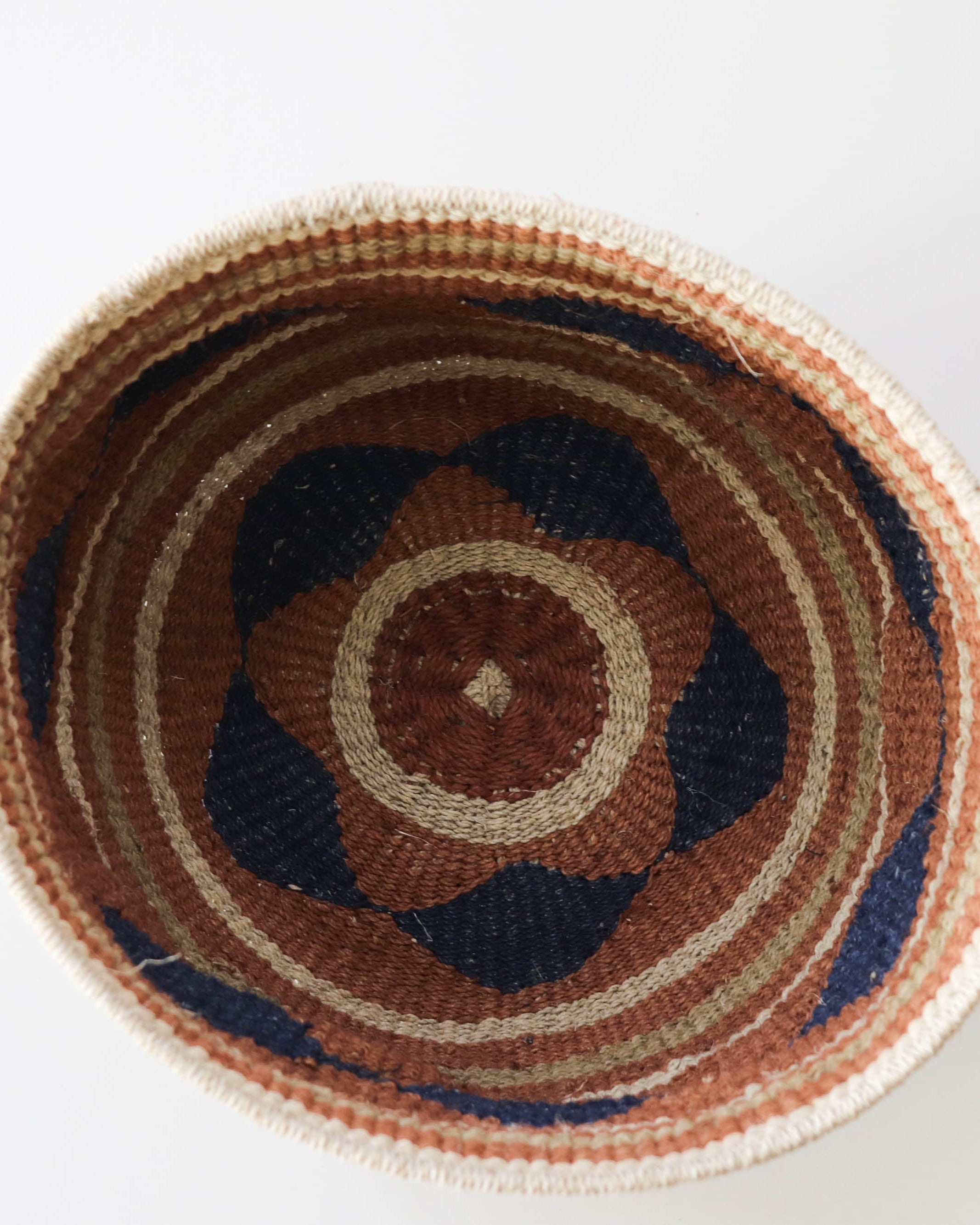 Cuenco Tejido Grande Terracota