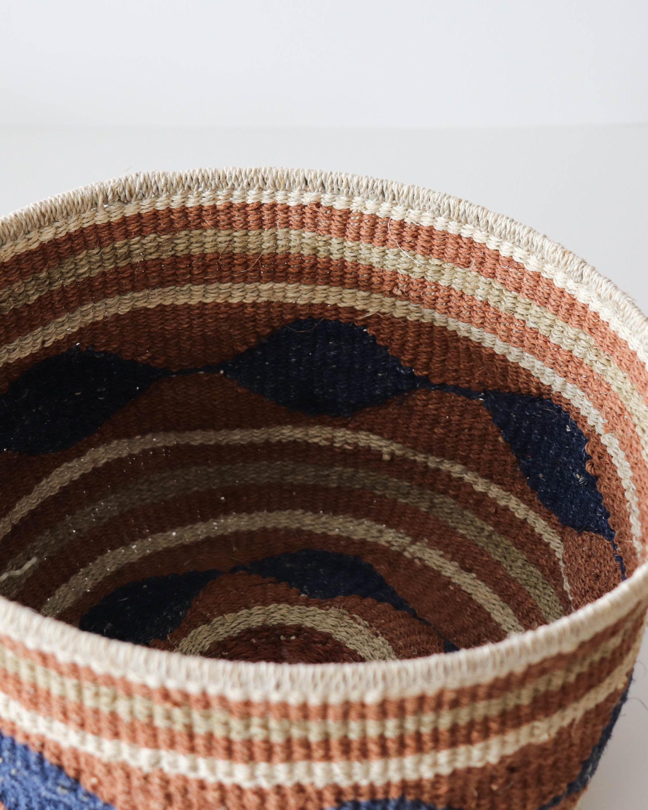 Cuenco Tejido Grande Terracota