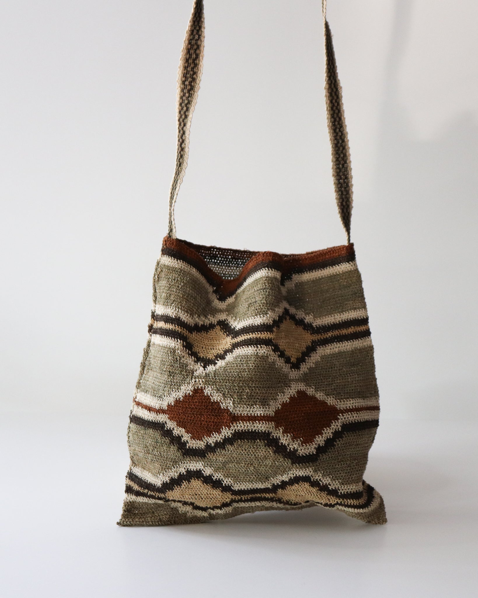 Cartera de Punto Antiguo Gris