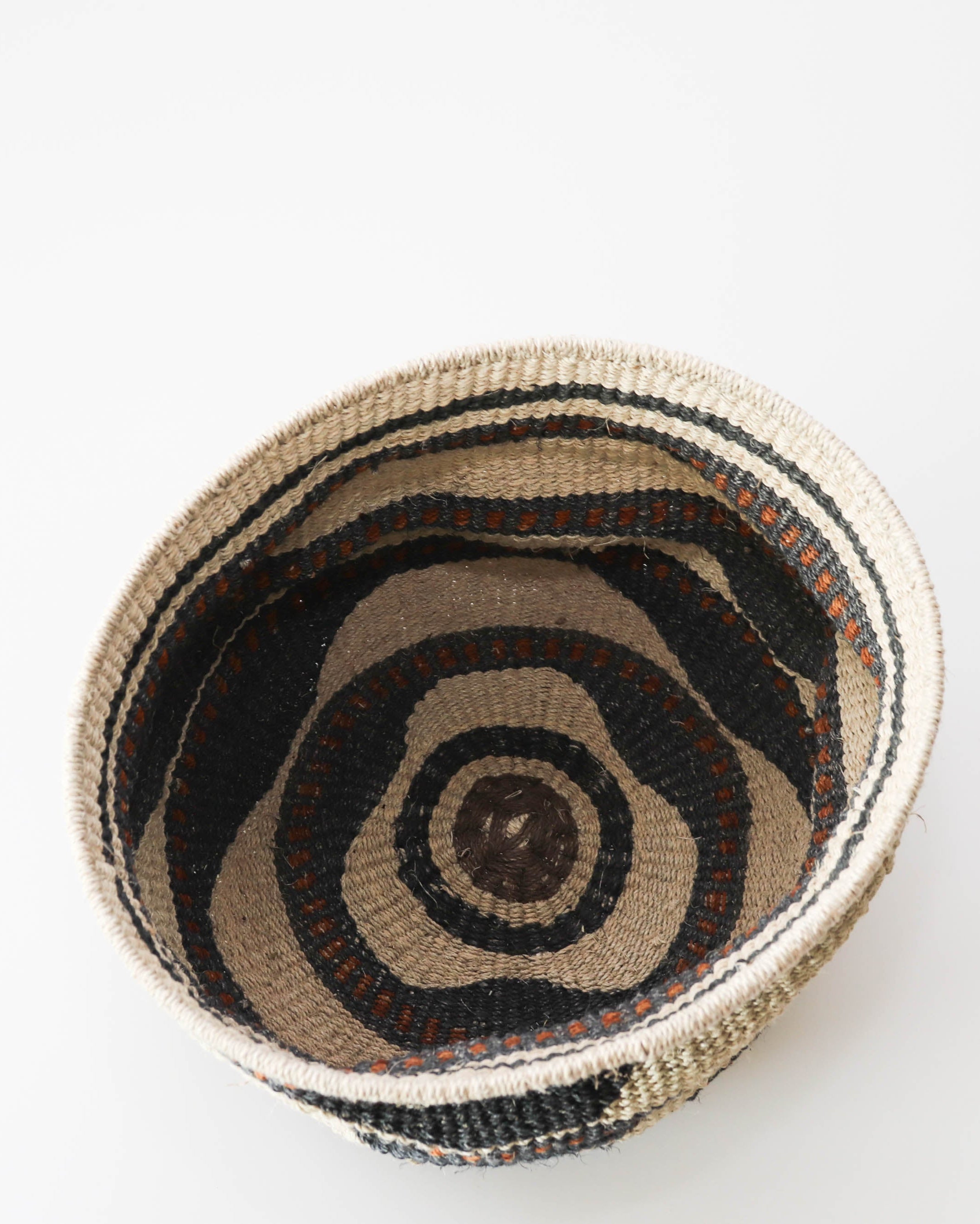 Cuenco Tejido Grande Negro