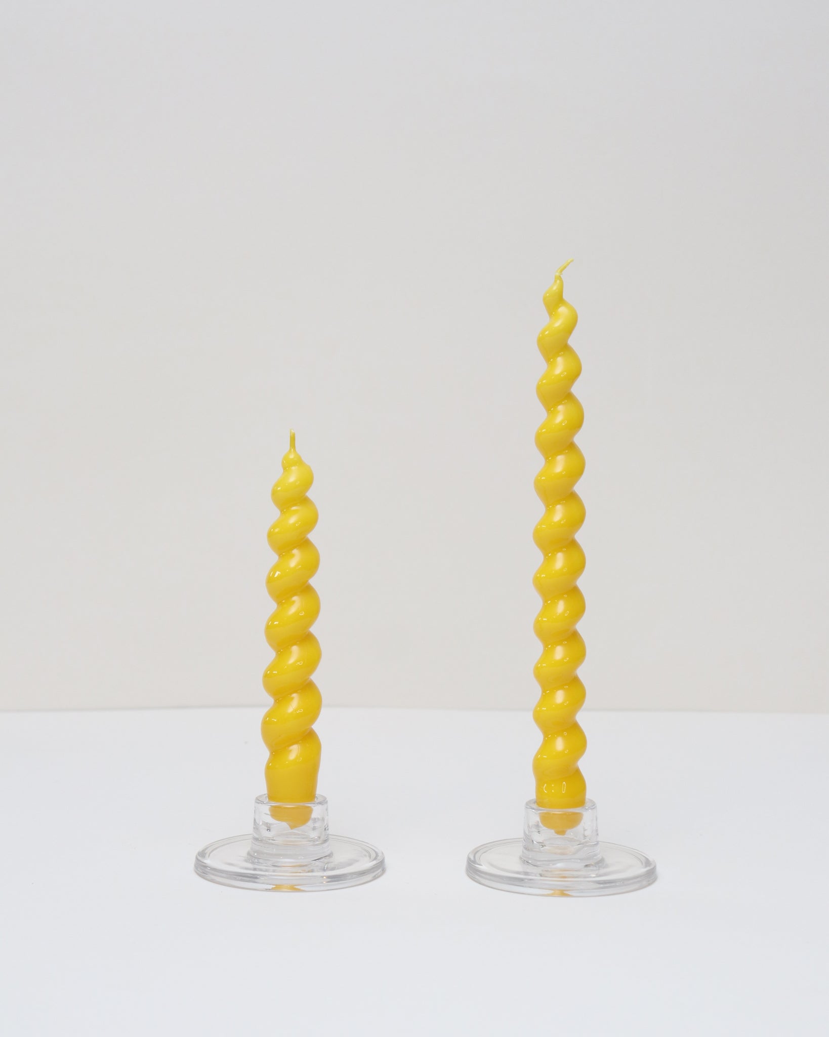 Vela espiral Amarillo Azafrán