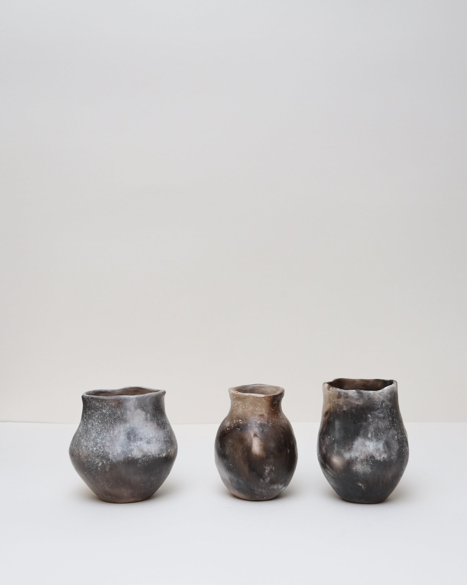 Florero Pequeño Cerámica Ahumada