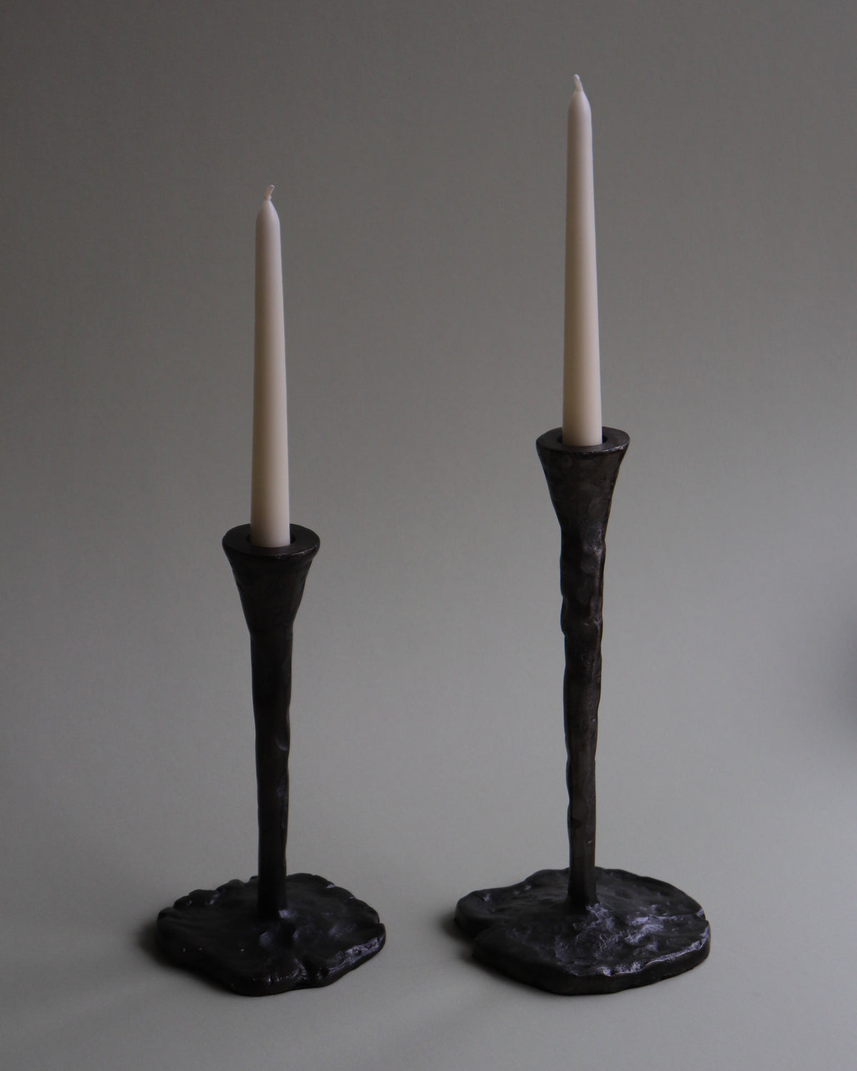 Candelabro Aluminio acabado martillado