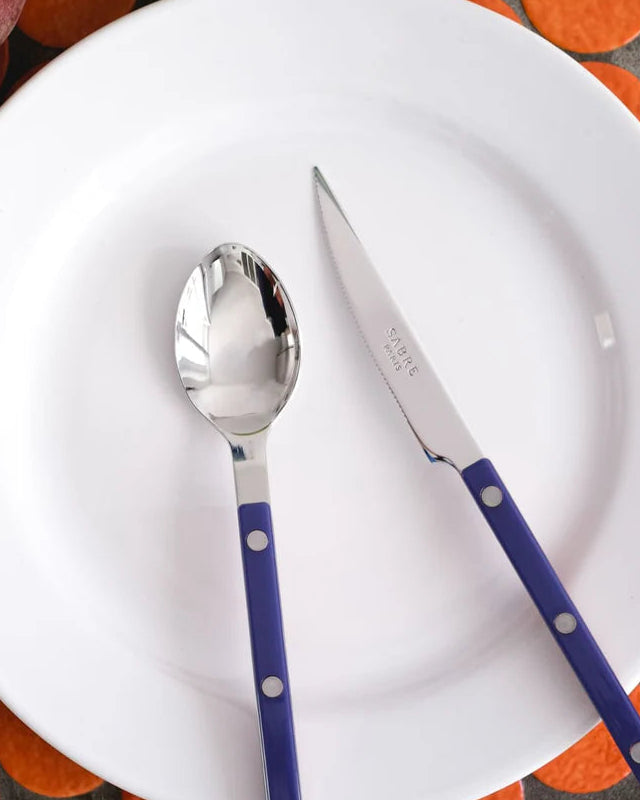 Set de 4 cubiertos Sabre Bistrot Azul Marino