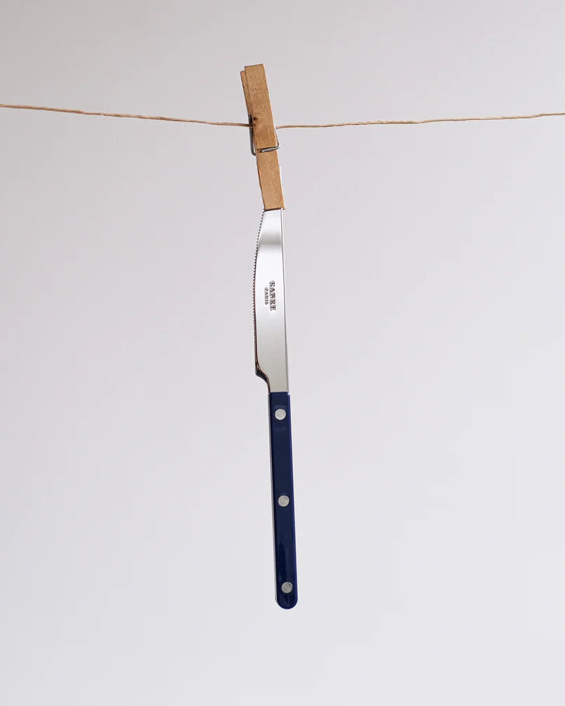 Set de 4 cubiertos Sabre Bistrot Azul Marino