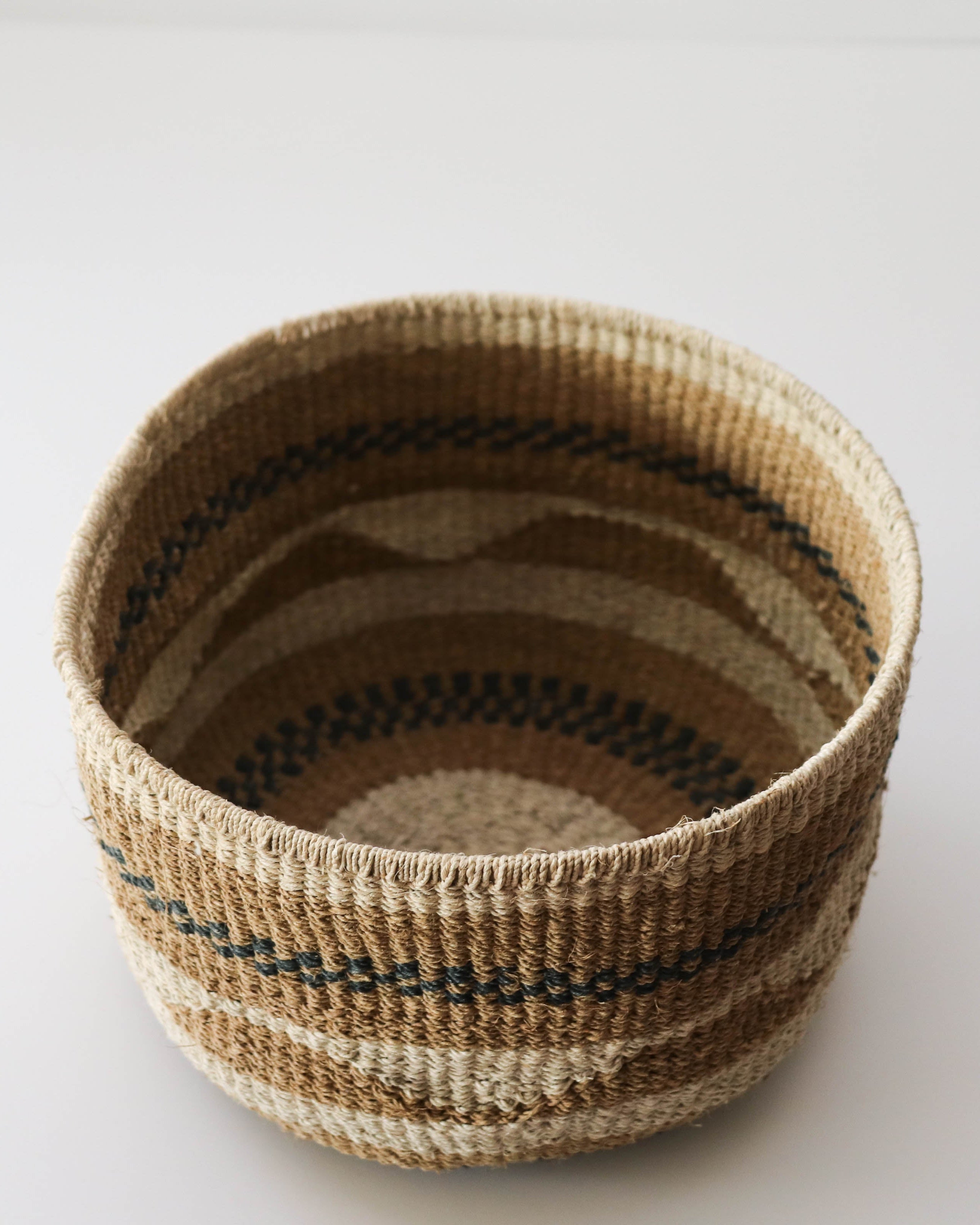 Cuenco Tejido Grande Tierra
