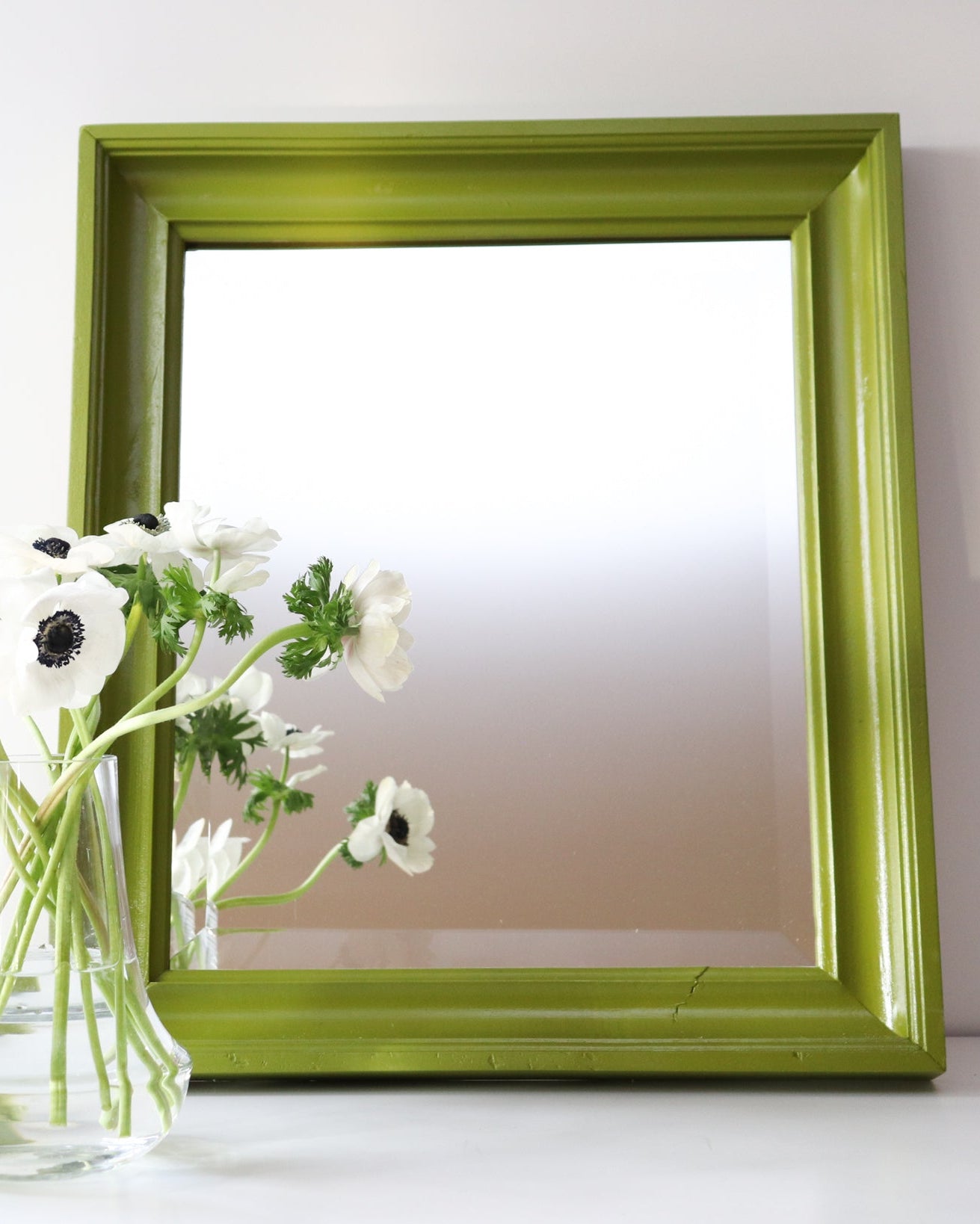 Espejo Vintage Verde Grande