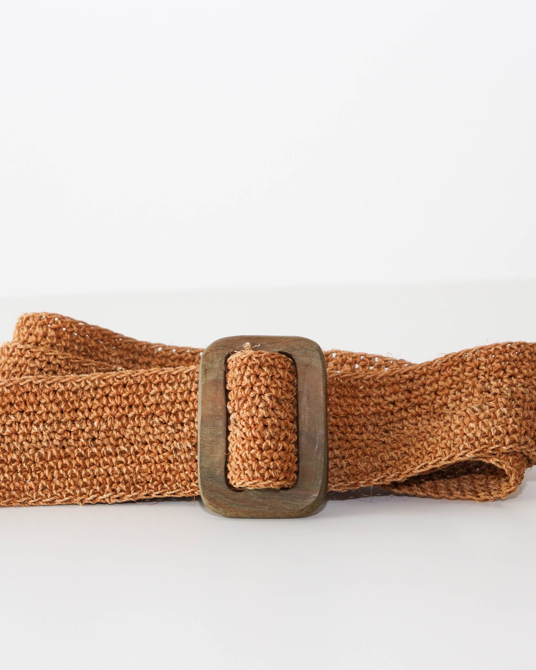 Cinturon De Fibra Natural Naranja