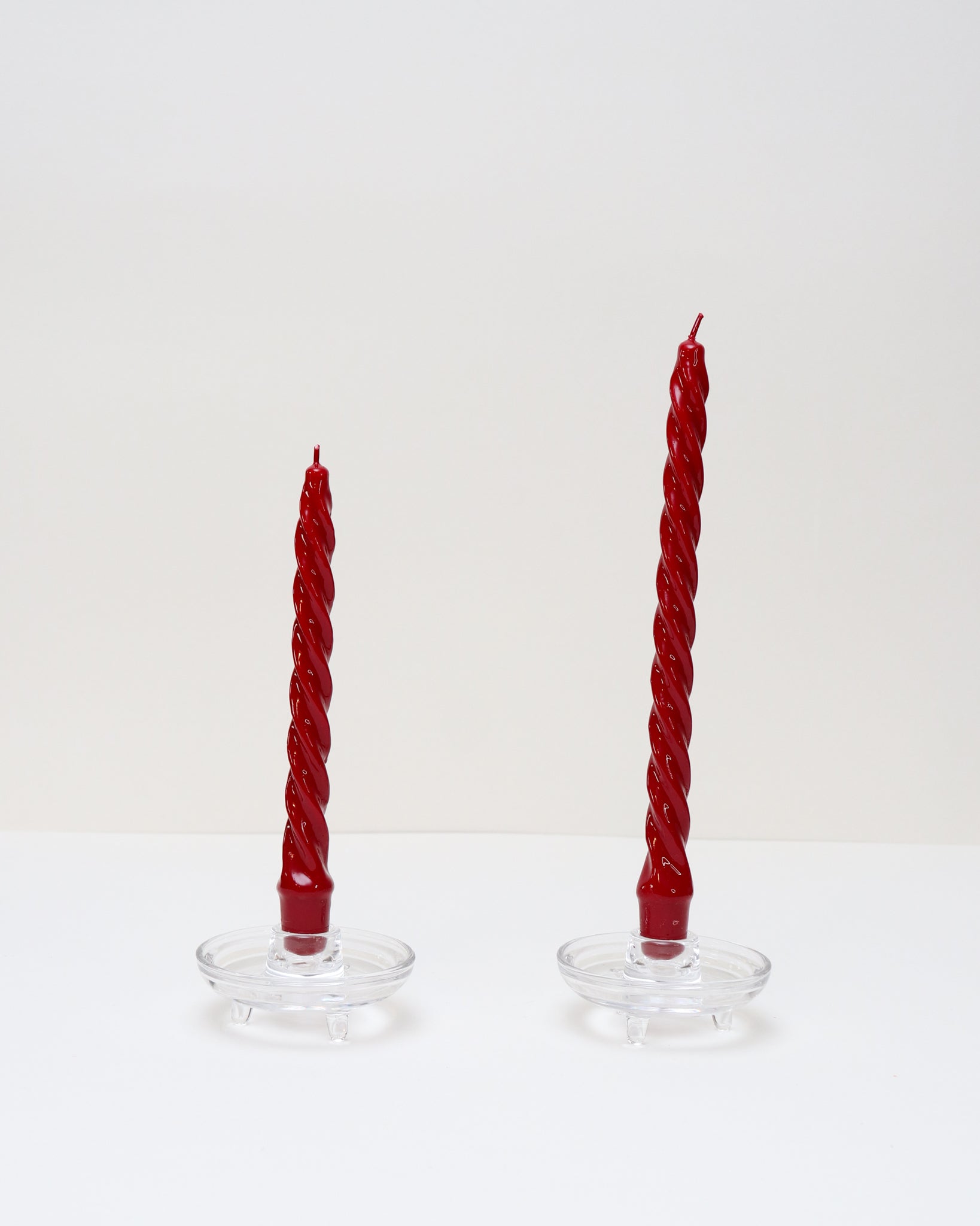 Vela Rosca Grande Rojo Cereza