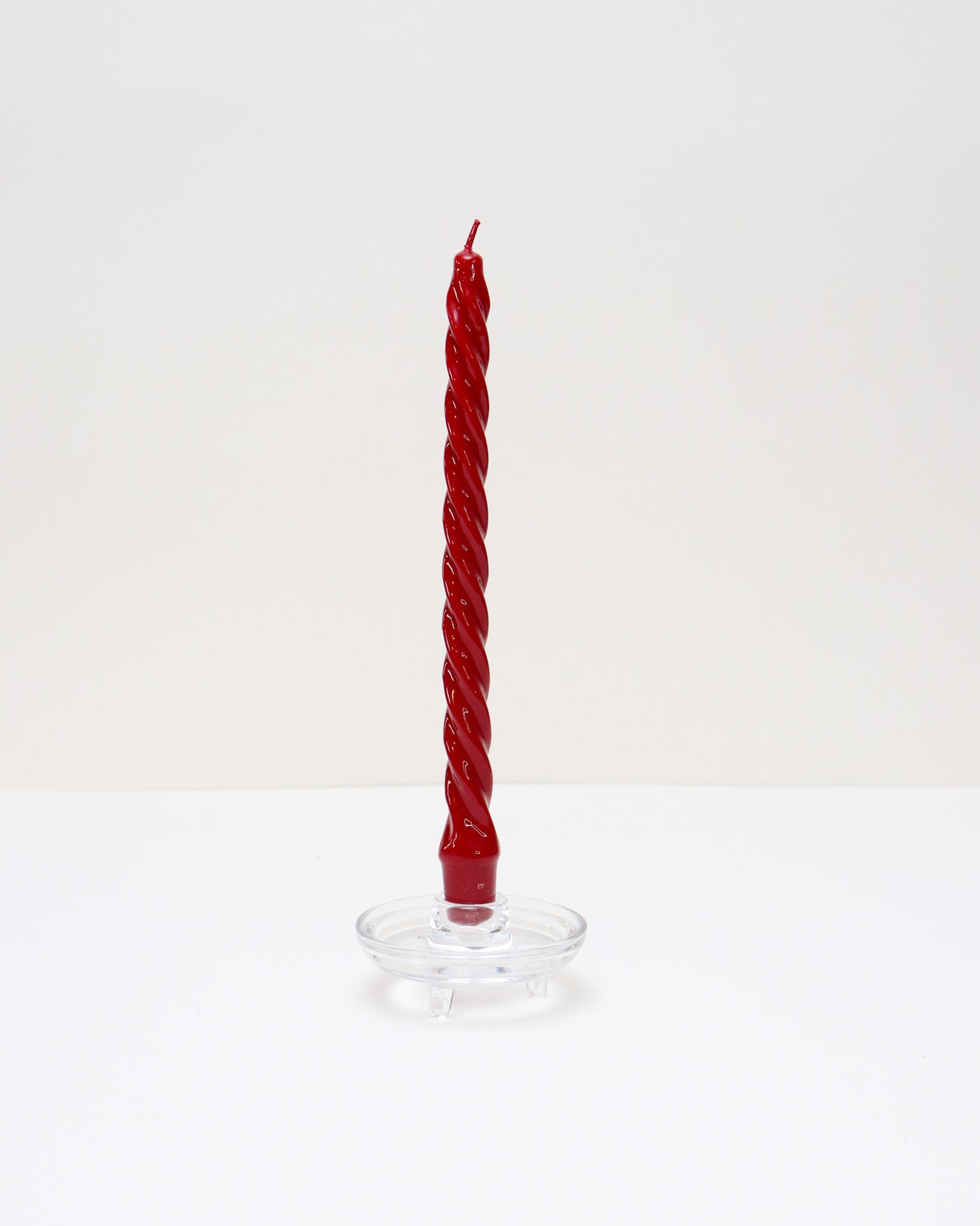 Vela Rosca Grande Rojo Cereza