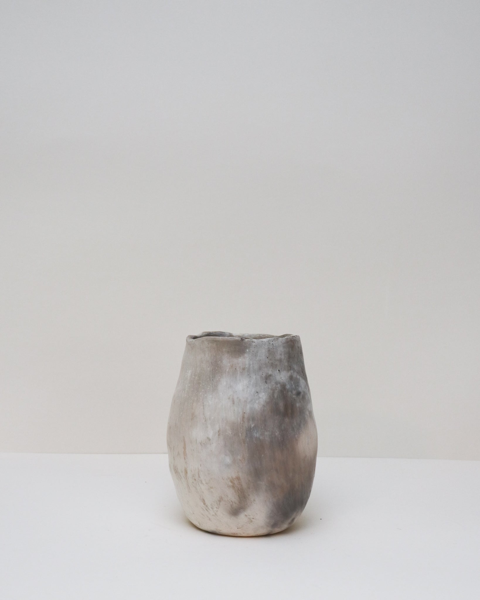 Florero Ahumado Cerámica